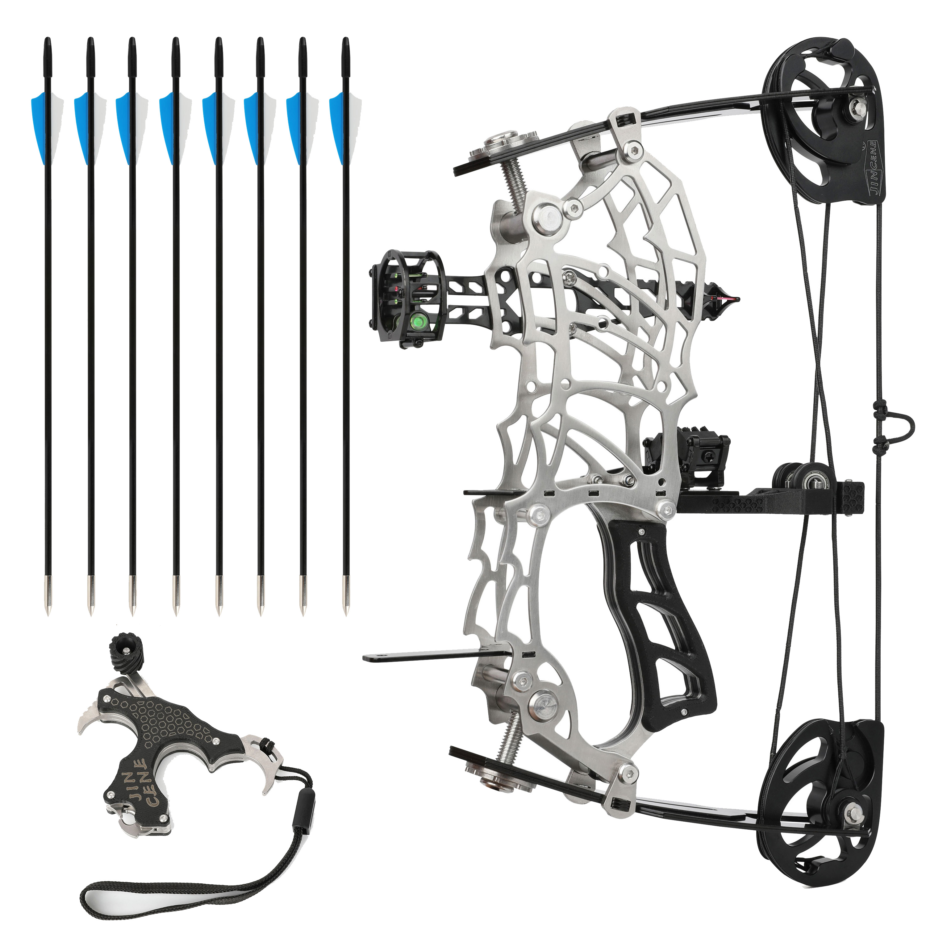 Mini Compound Bow Arrow Set Archery 15-32lbs Hunting Shooting