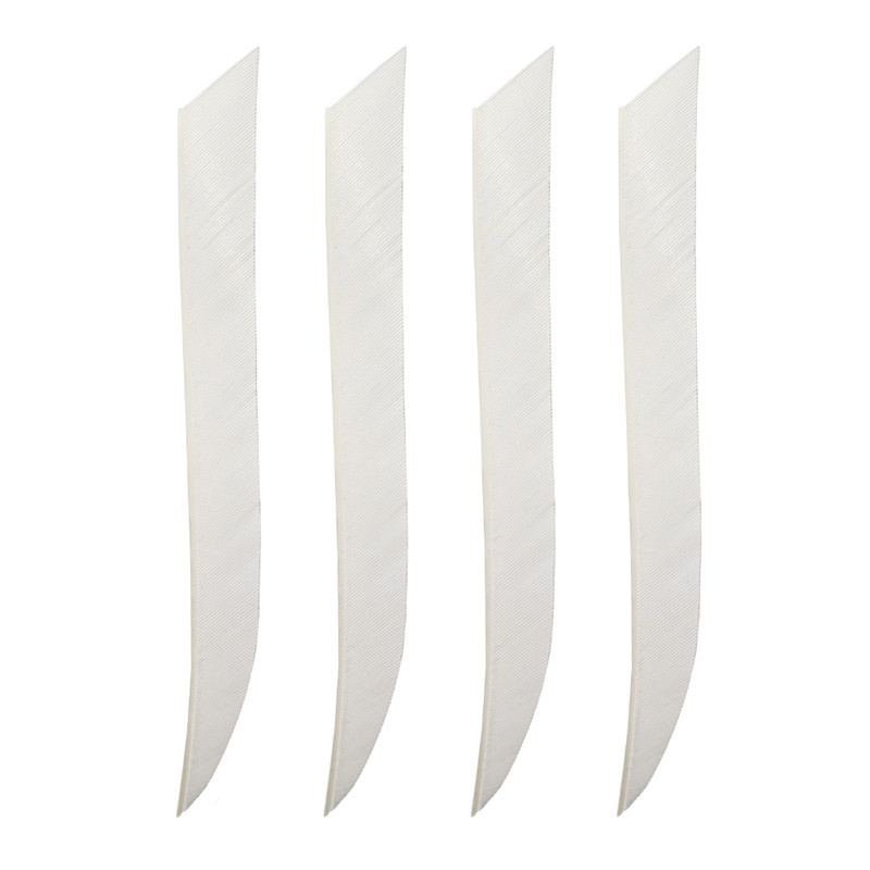 5" Right-Wing Turkey Feather Fletching for Archery Arrows