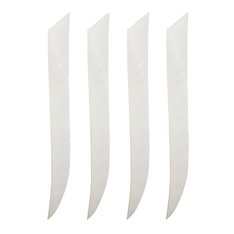 5" Right-Wing Turkey Feather Fletching for Archery Arrows