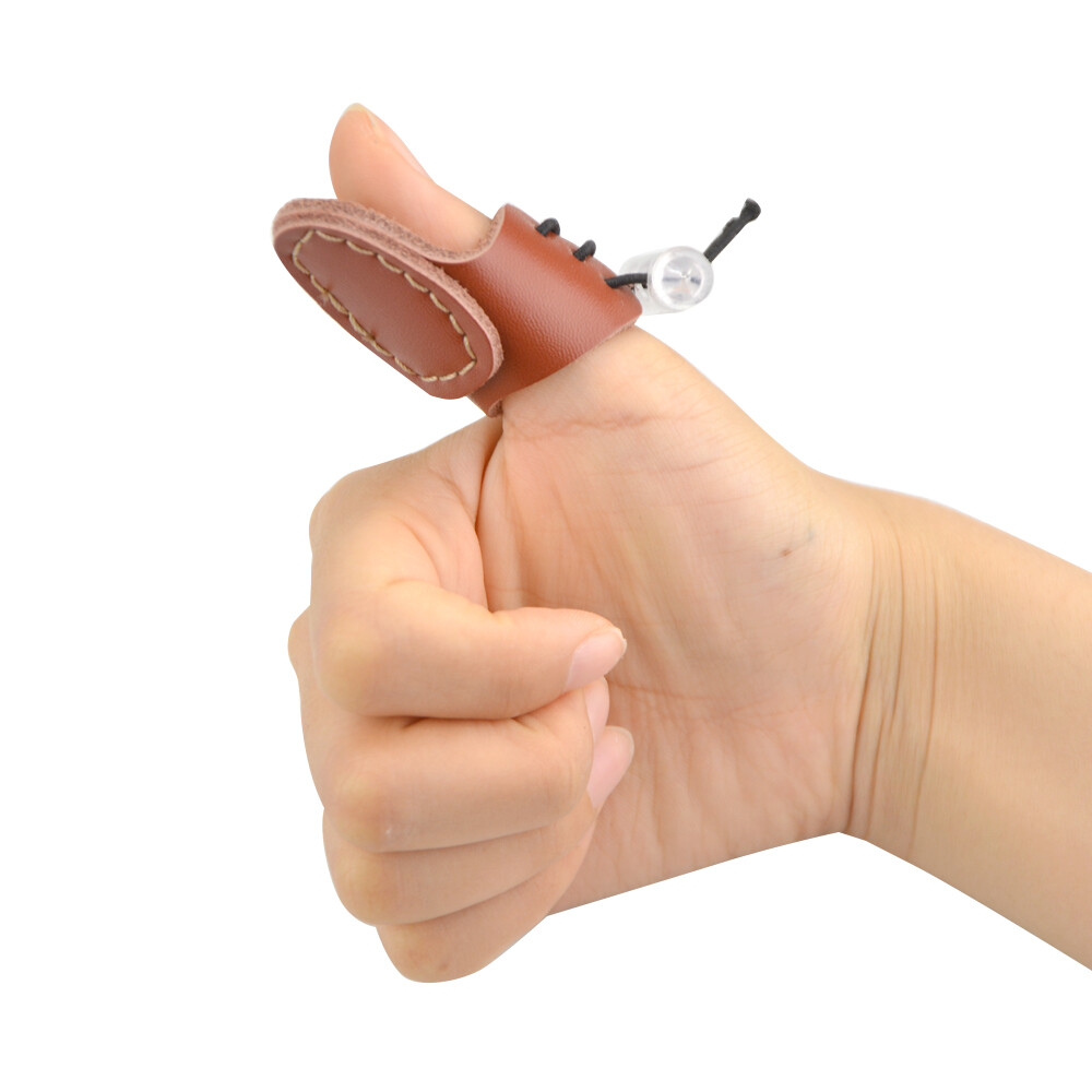 Traditional Archery Protective Gear Arm Guard Finger Tab Thumb Ring