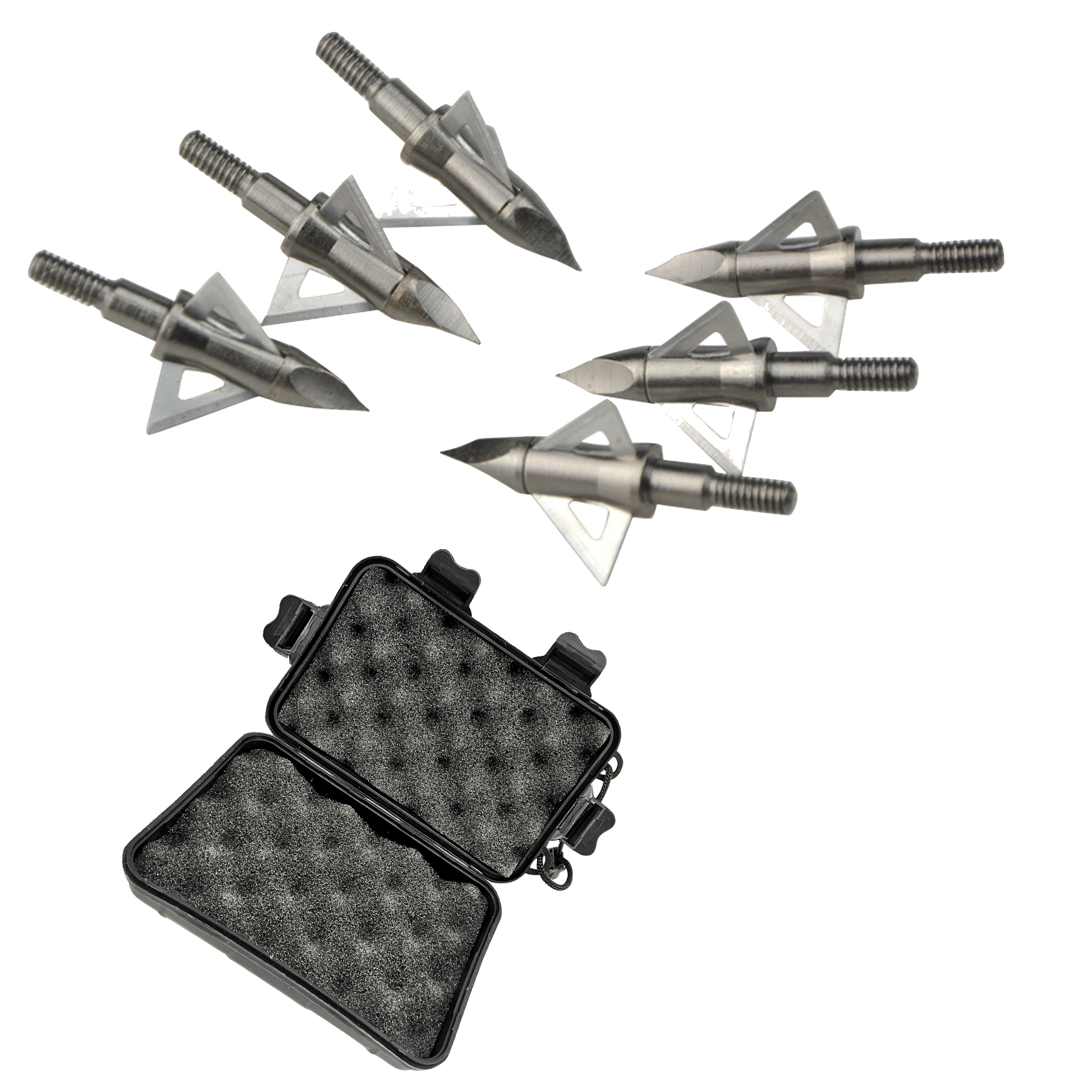100 Grain Hunting Broadheads Precision Stainless Steel Arrow Tips