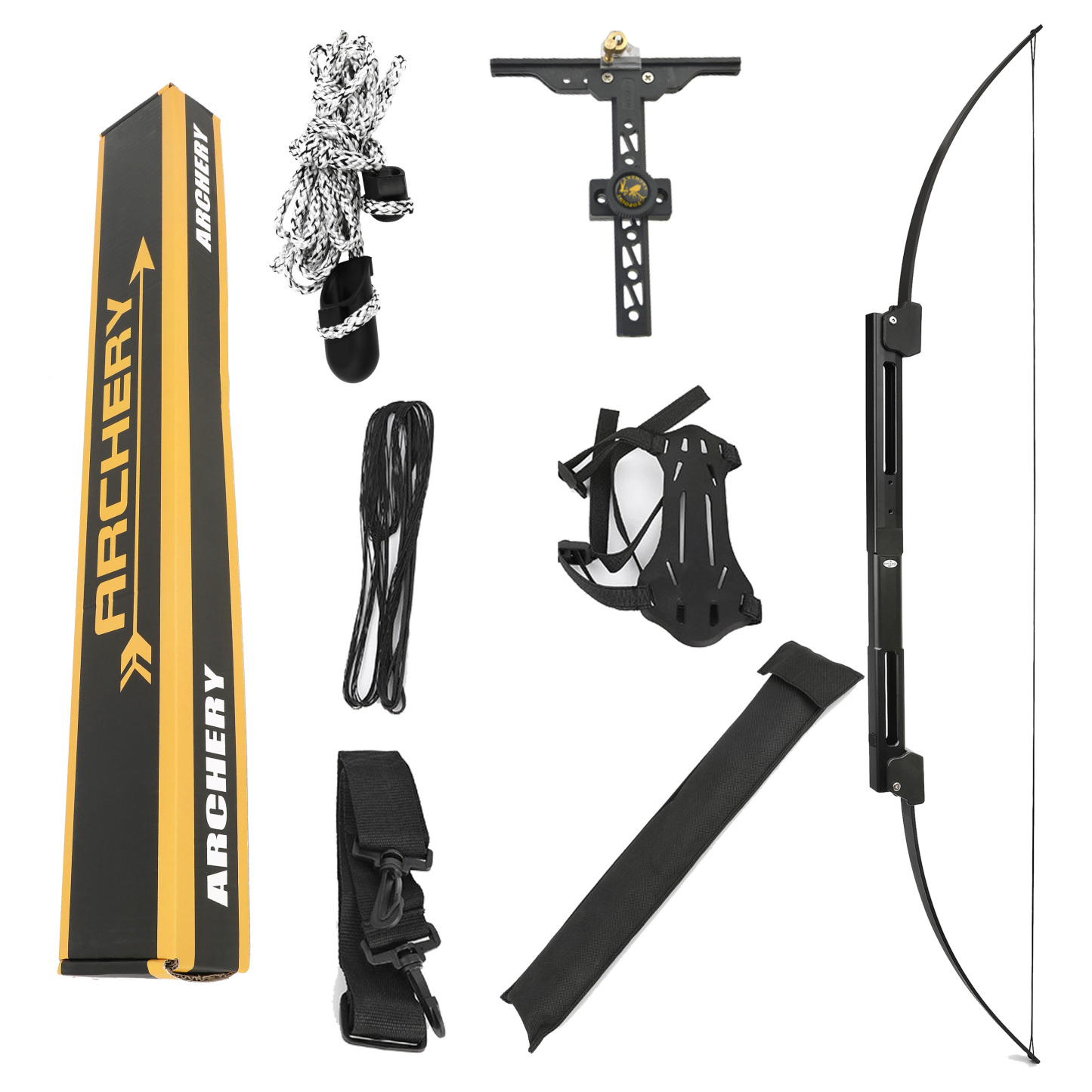 Archery Tactical Folding Bow 35-40lbs 24" Folded CNC Aluminum LH RH