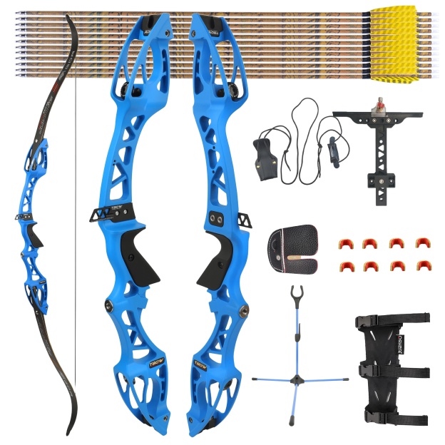 Junxing H8 68" Recurve Bow F Interface Olympic Target Bow Kit 20-40lbs