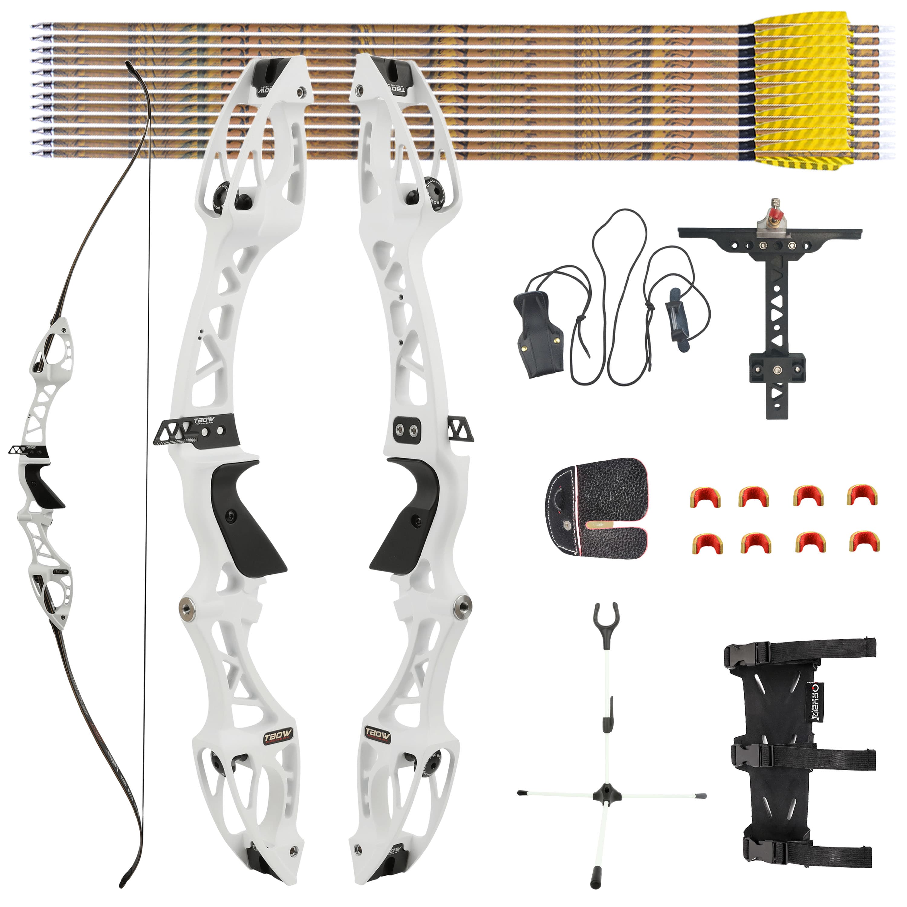 Junxing H8 68" Recurve Bow F Interface Olympic Target Bow Kit 20-40lbs