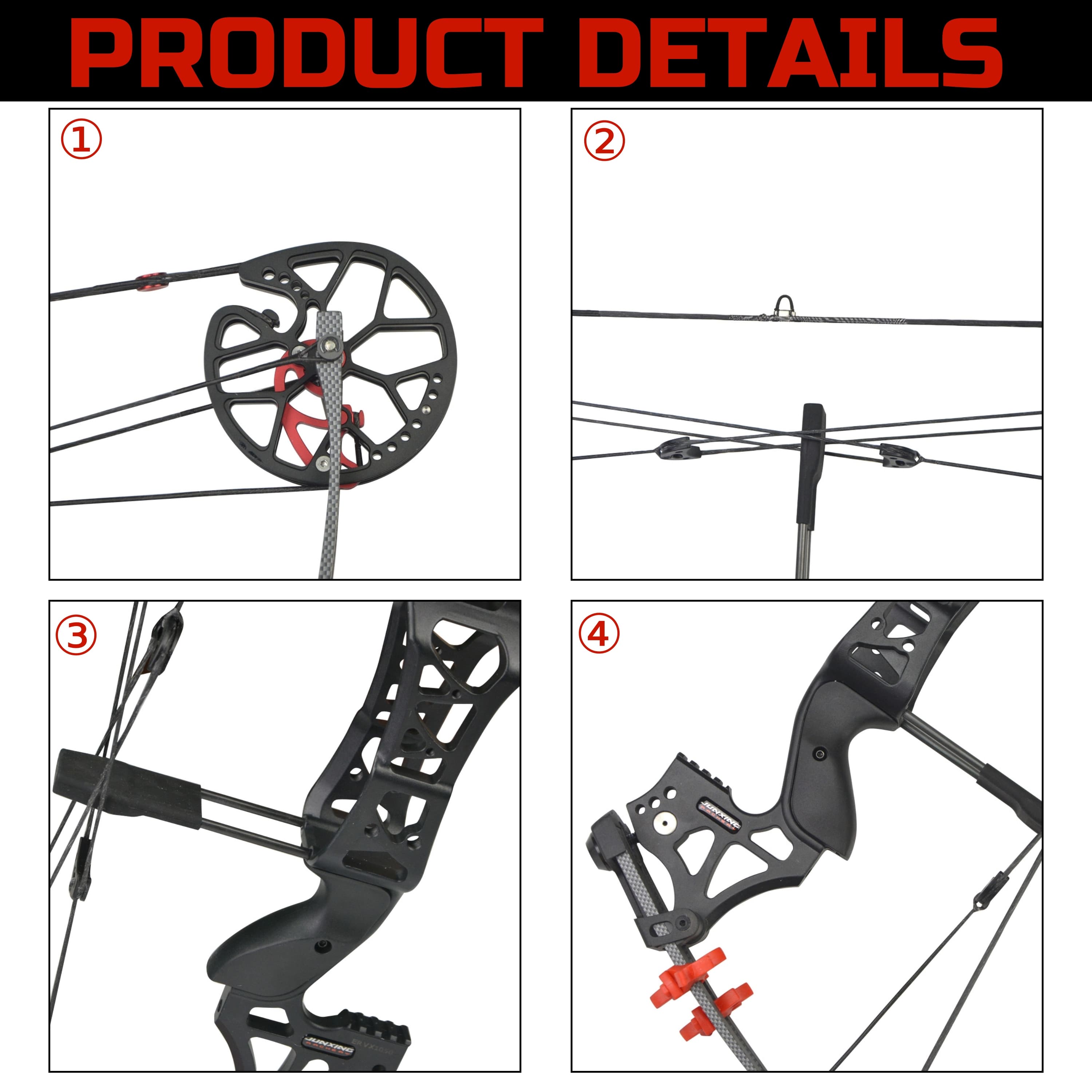 30-60lbs Compound Bow set Archery Shooting Balls
