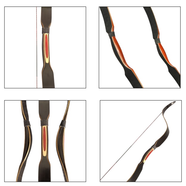 20-35lbs Archery Longbow Hunting Traditional Bow RH LH