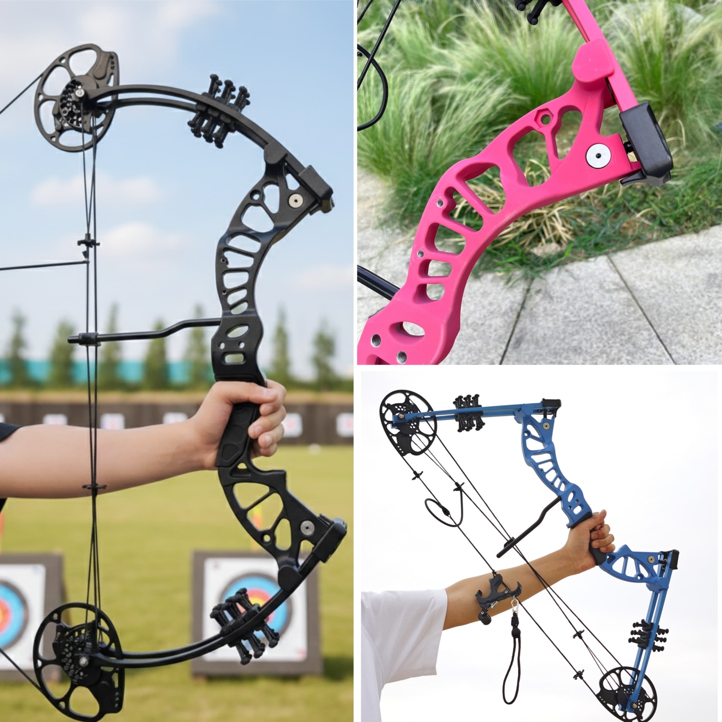 Compound Bow Arrow set 15-45lbs Archery Let-off 75% Target