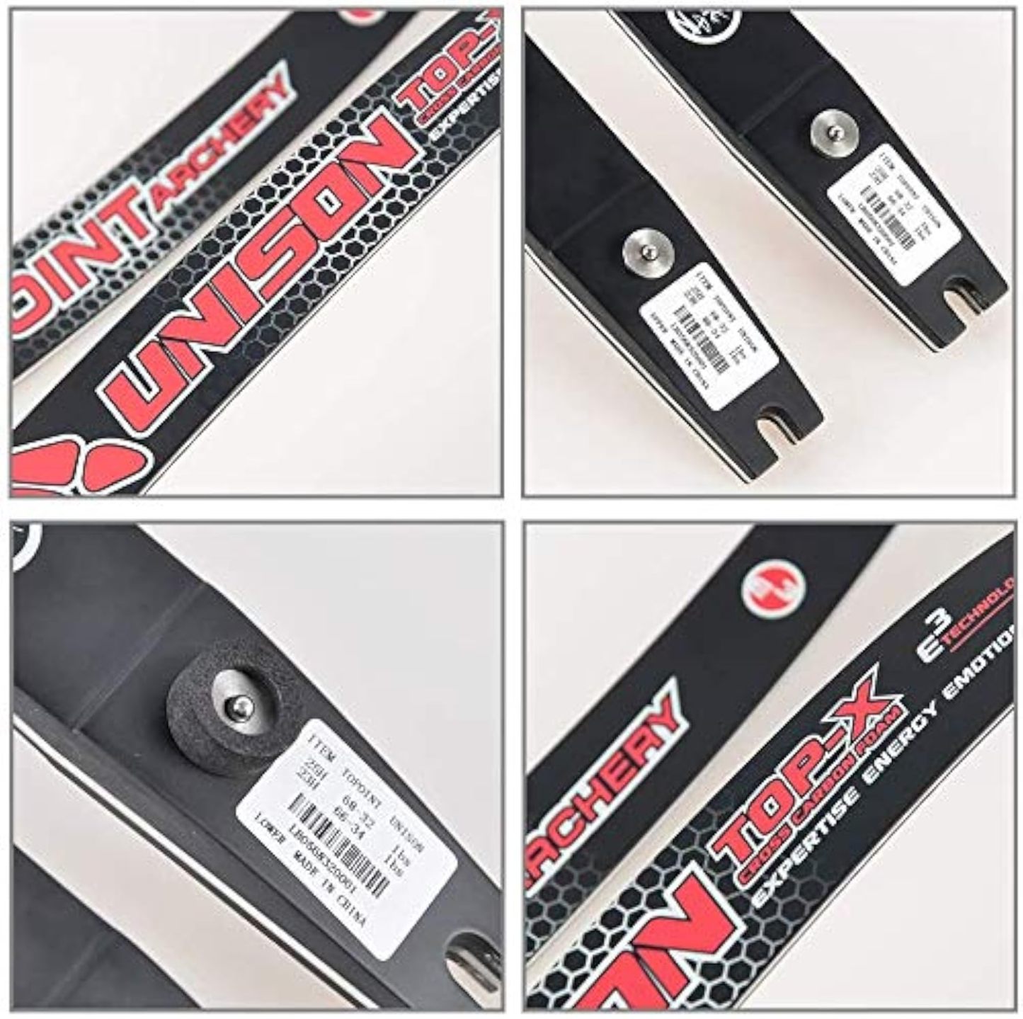 TOPOINT ARCHERY UNISON ILF Recurve Bow Limb Carbon Foam 66/68/70 inch