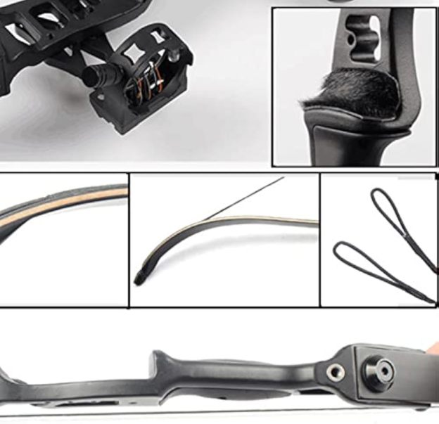 Junxing Archery F177 Hunting Recurve Bow 54" 30-50lbs Metal Riser RH