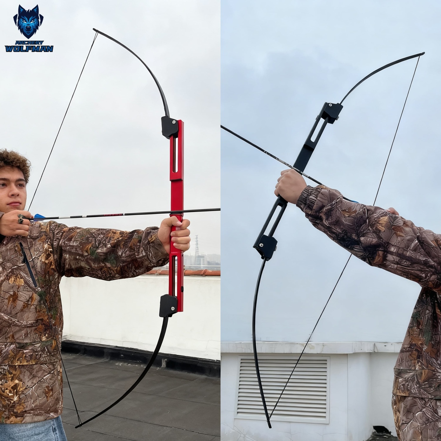 58" Folding Bow  35lbs Recurve Bow RH/LH Archery Hunting Outdoor 