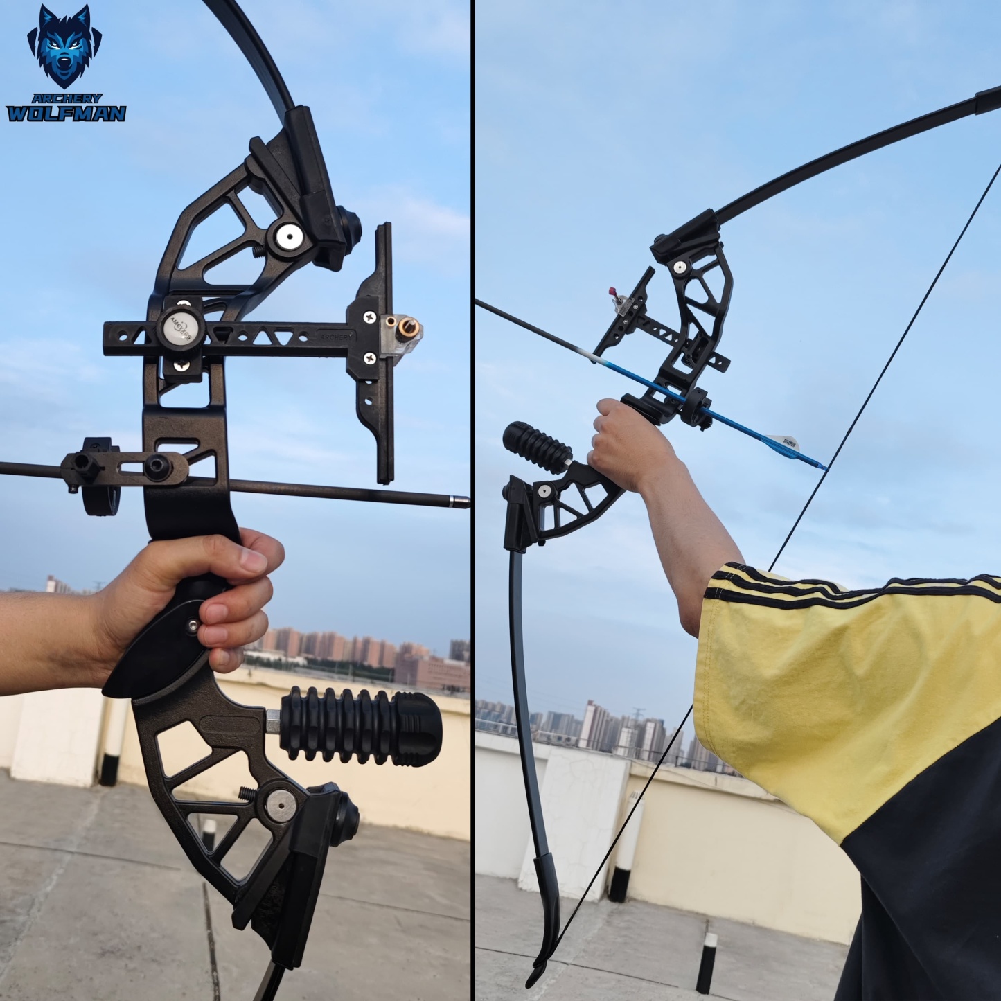 RH Archery Recurve/Straight Bow 30-53lbs Adjustable