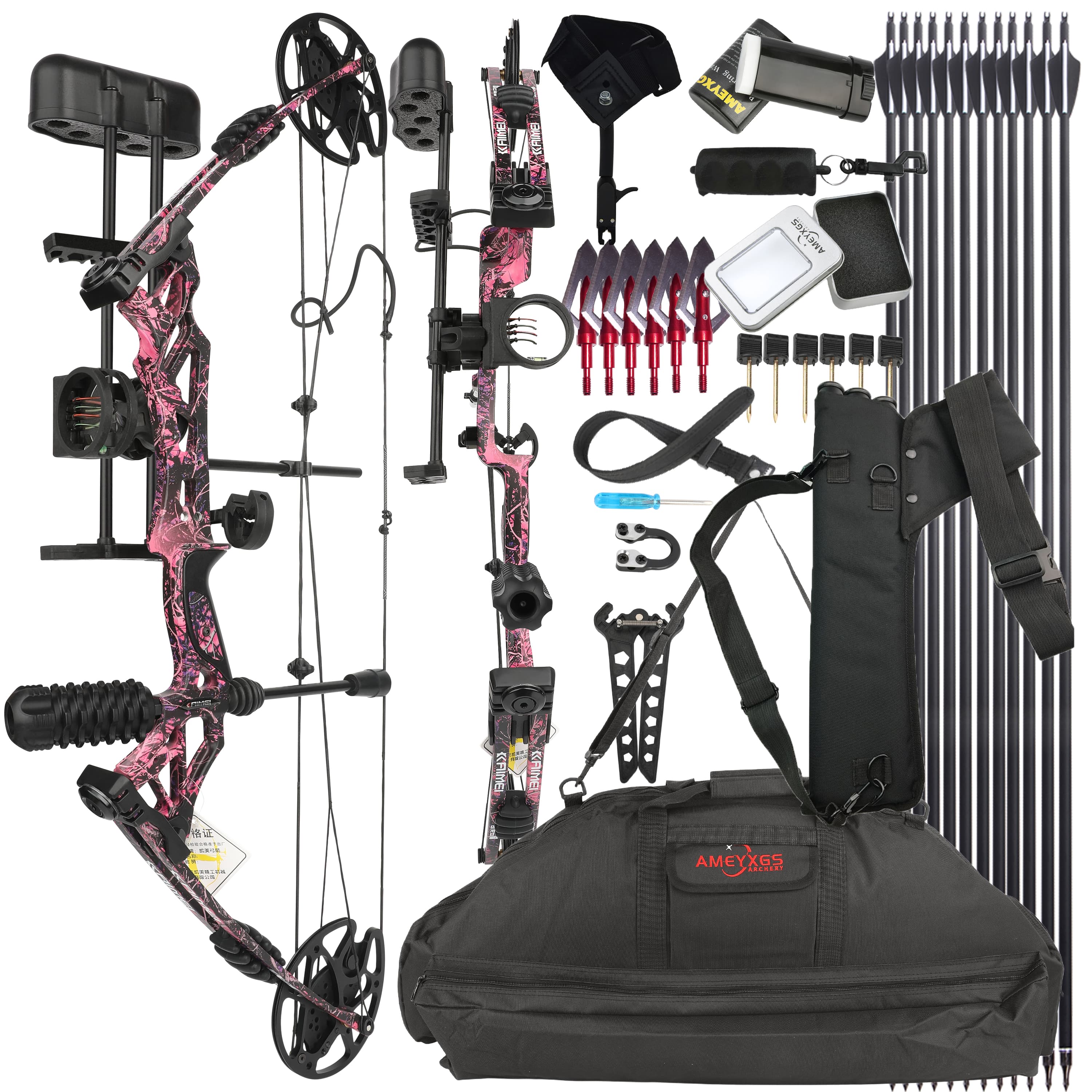 KAIMEI HAN Compound Bow 30-70lbs Archery Target Bow Hunting Shooting