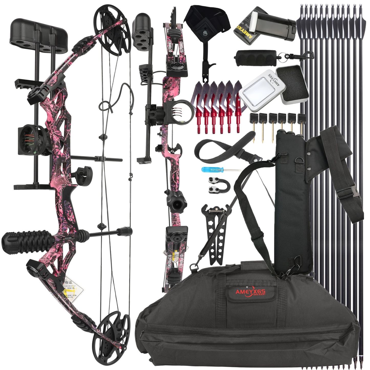 KAIMEI HAN Compound Bow 30-70lbs Archery Target Bow Hunting Shooting