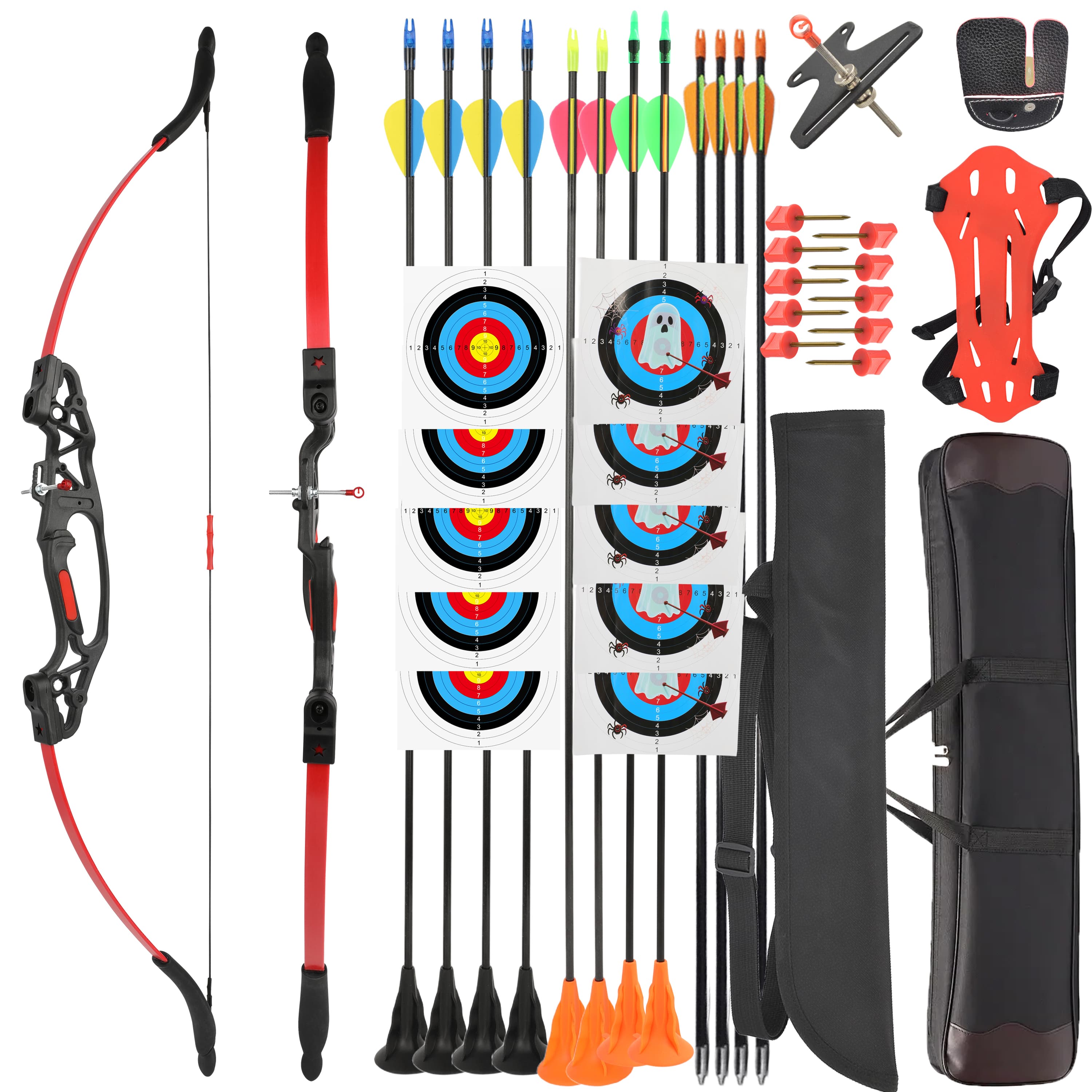Kids Light weight Compound Bow set Outdoor Archery Gear