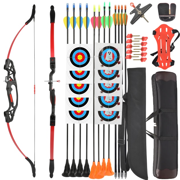 Kids Light weight Compound Bow set Outdoor Archery Gear