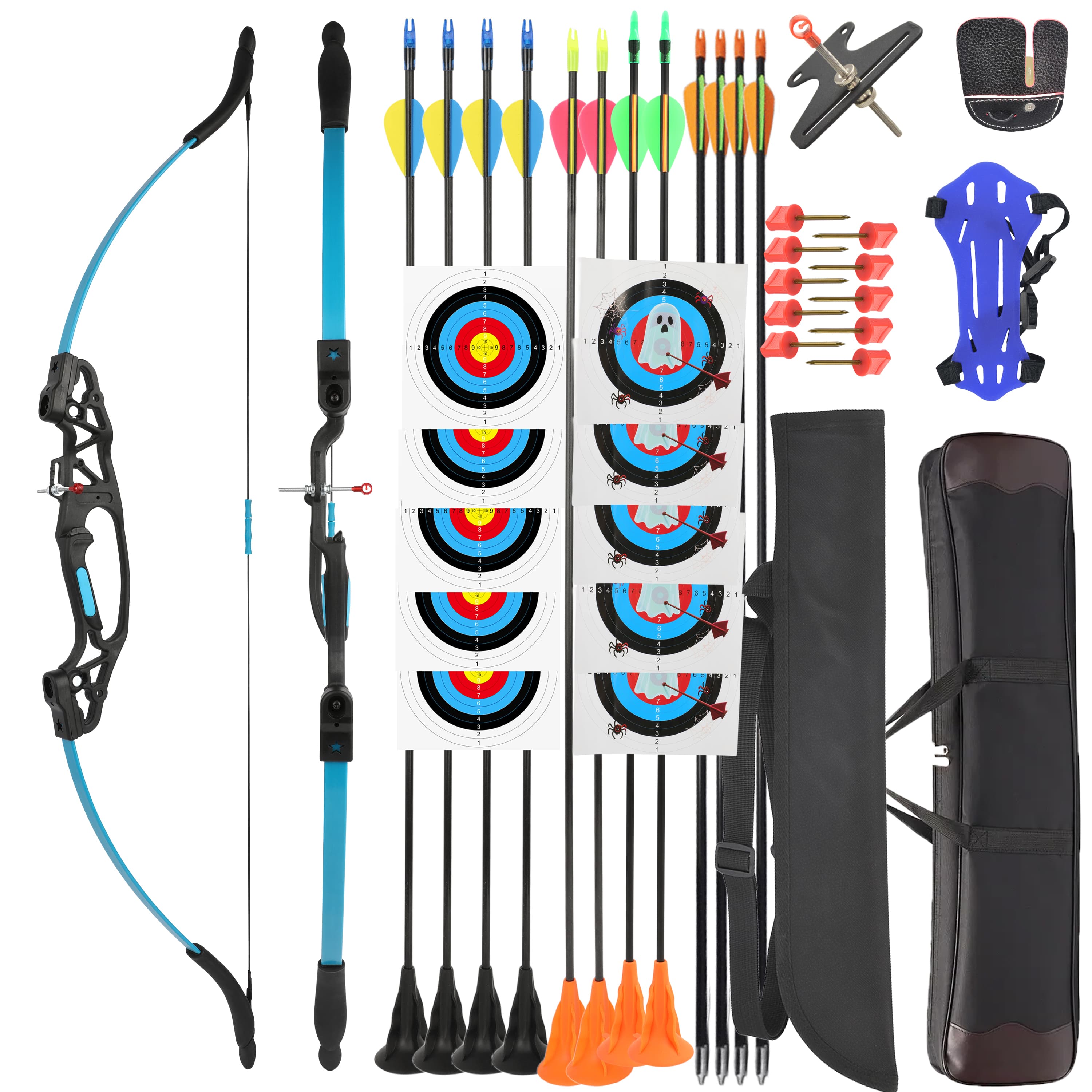 Kids Light weight Compound Bow set Outdoor Archery Gear