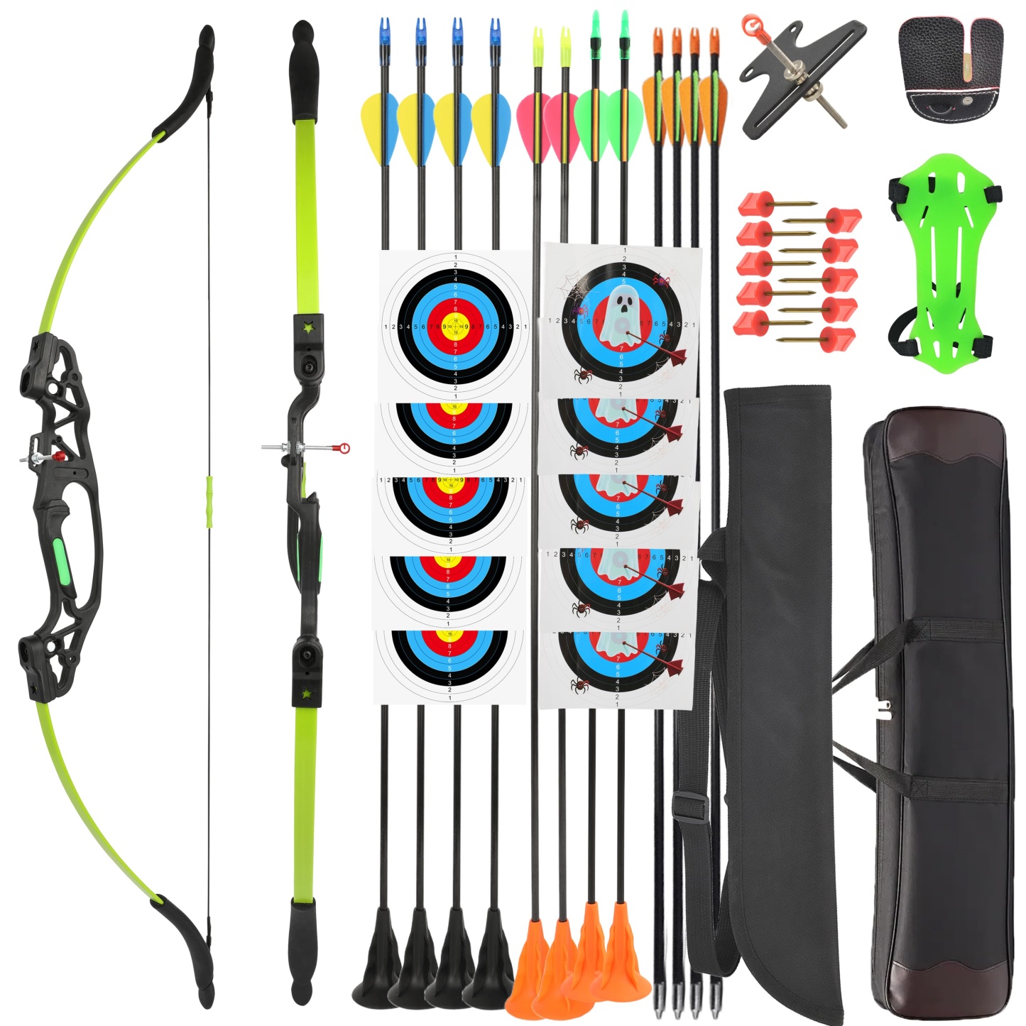 Kids Light weight Compound Bow set Outdoor Archery Gear