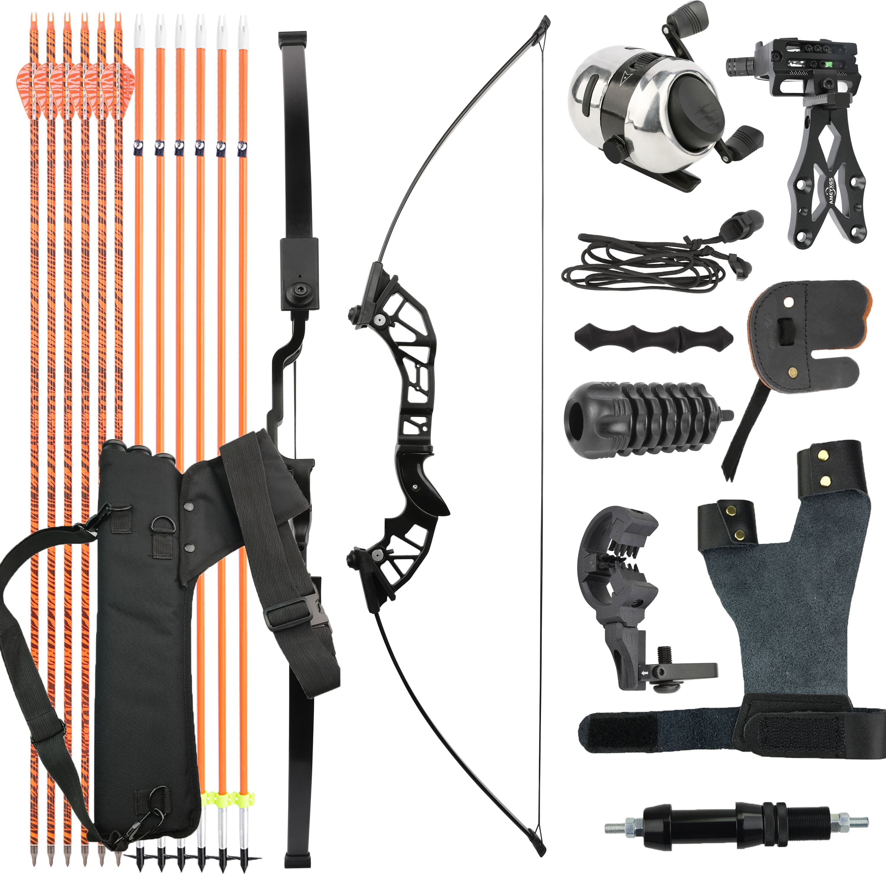RH Archery Recurve/Straight Bow 30-53lbs Adjustable