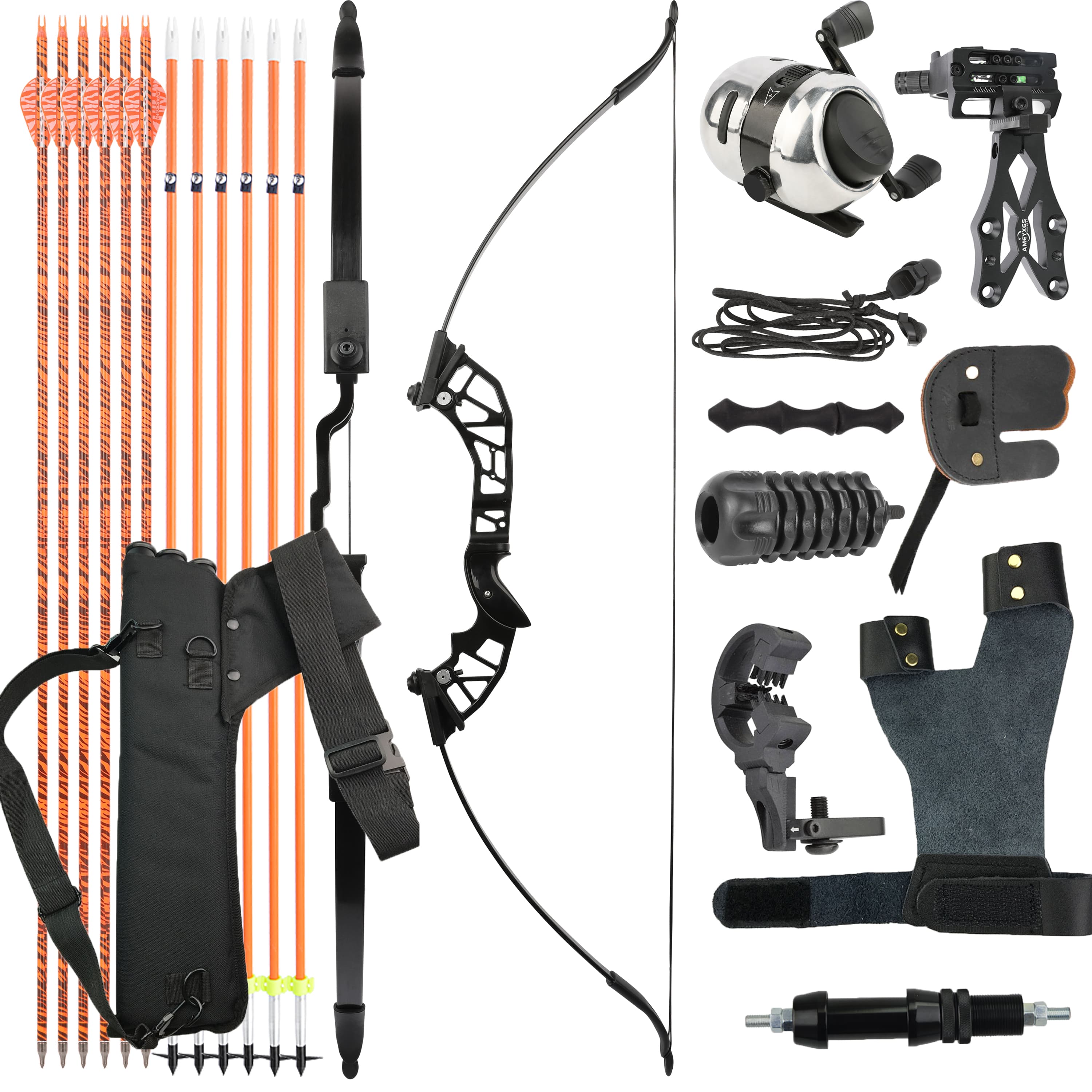 RH Archery Recurve/Straight Bow 30-53lbs Adjustable