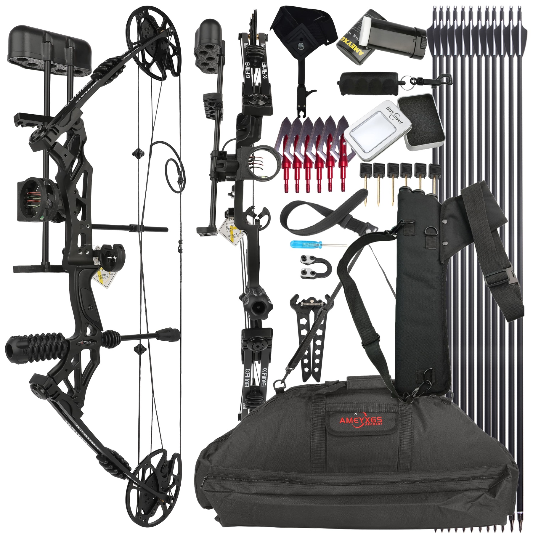 KAIMEI HAN Compound Bow 30-70lbs Archery Target Bow Hunting Shooting