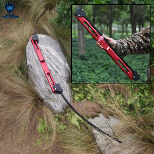 58" Folding Bow  35lbs Recurve Bow RH/LH Archery Hunting Outdoor 