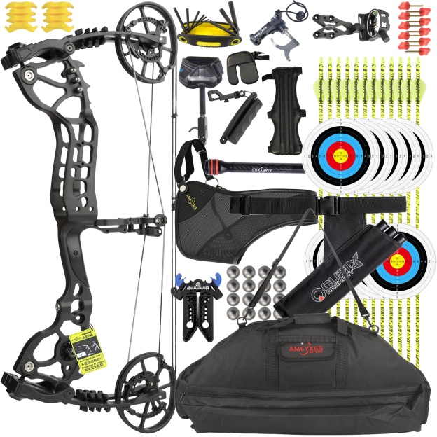 20-70lbs Compound Bow set Archery Shooting Balls