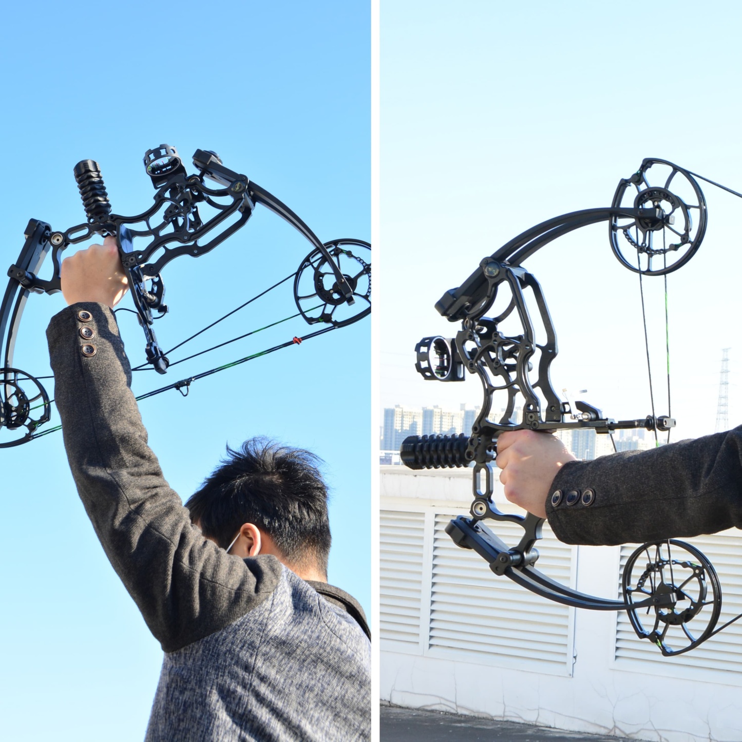 Draw Weight 30-70LBS Dual Use Compound Bow Set Shooting archery 