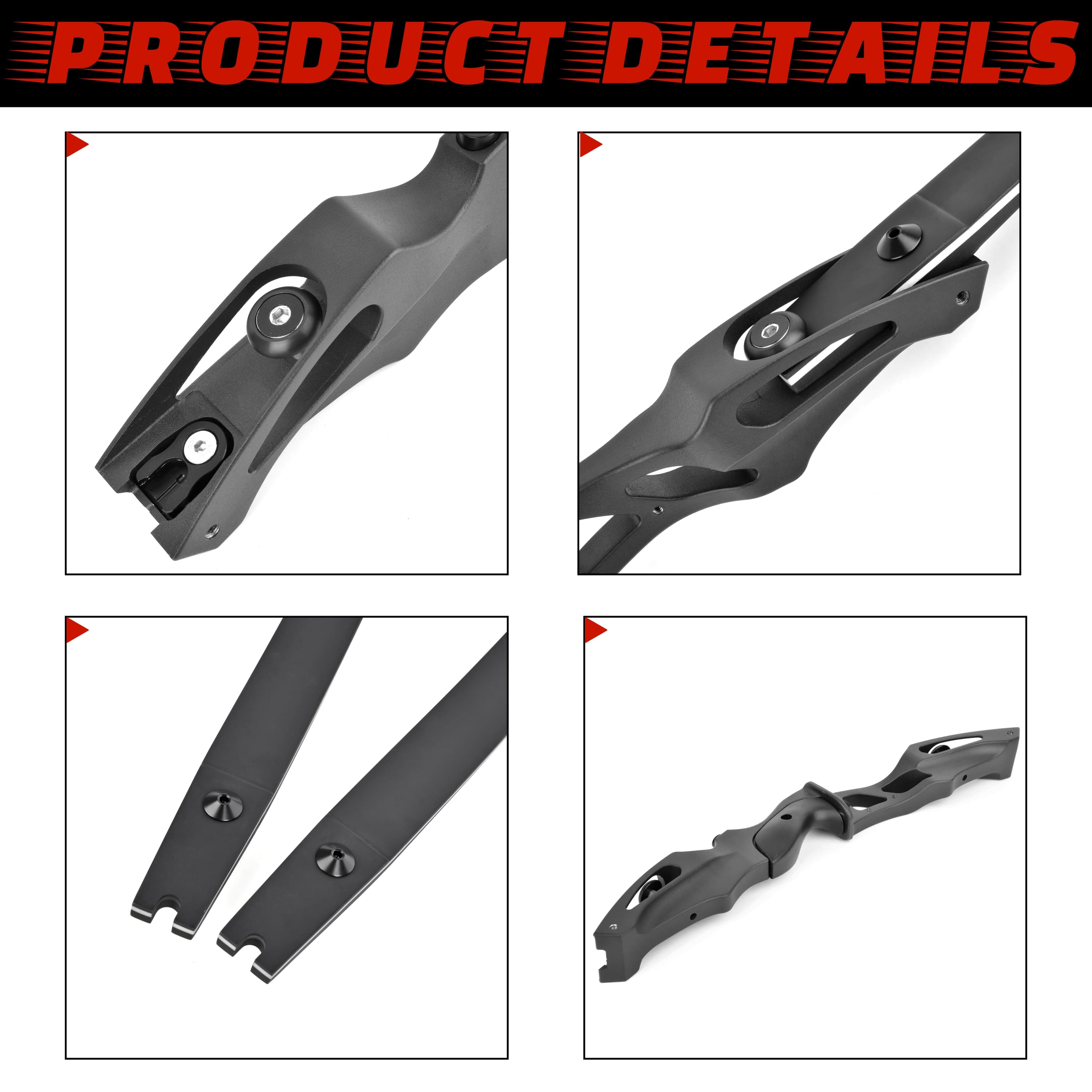  Recurve Bow 20-50lbs Adjustable 62" Hunting Kit