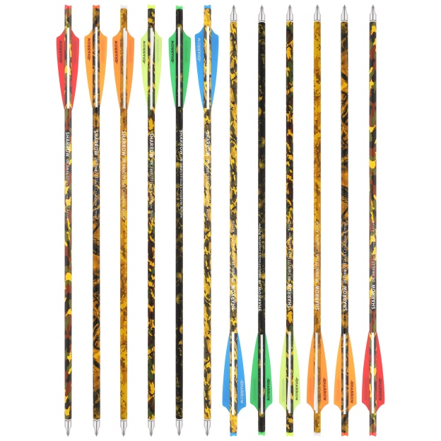 12pcs Carbon Arrows 16''/17''/18''/20''/22'' Mini Bow Bolt Hunting