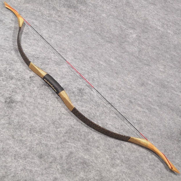 Traditional Recurve Bow Mongolian Horsebow Longbow Kit 25–55lbs