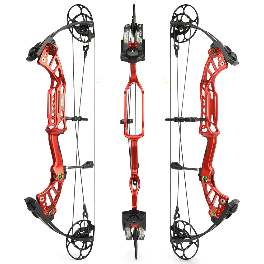 Compound Hunting Bow CNC 40-75 lbs IBO 350FPS RH
