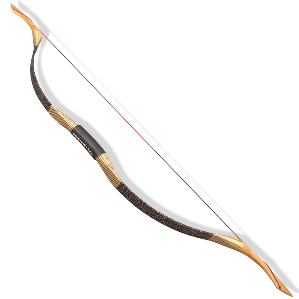 Traditional Recurve Bow Mongolian Horsebow Longbow Kit 25–55lbs