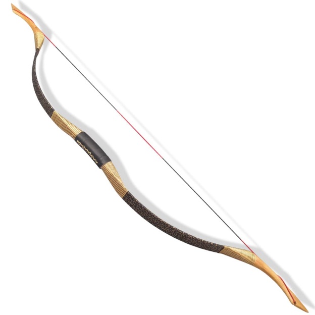 Traditional Recurve Bow Mongolian Horsebow Longbow Kit 25–55lbs