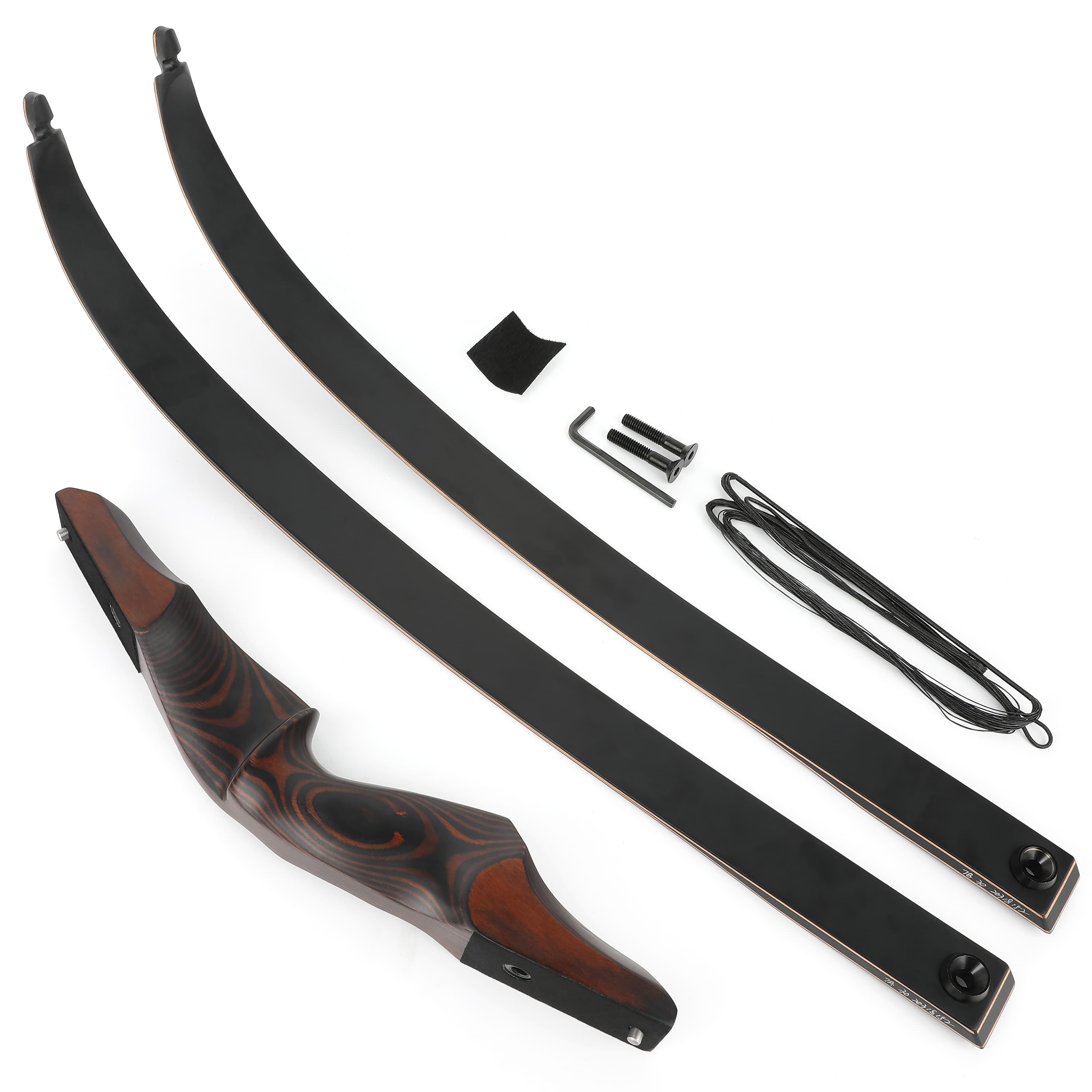 60" Takedown Recurve Bow Hunting Set Traditional Archery
