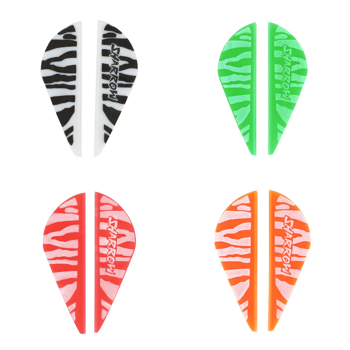 Rubber Arrow Vanes 2" for Target and Hunting Arrows