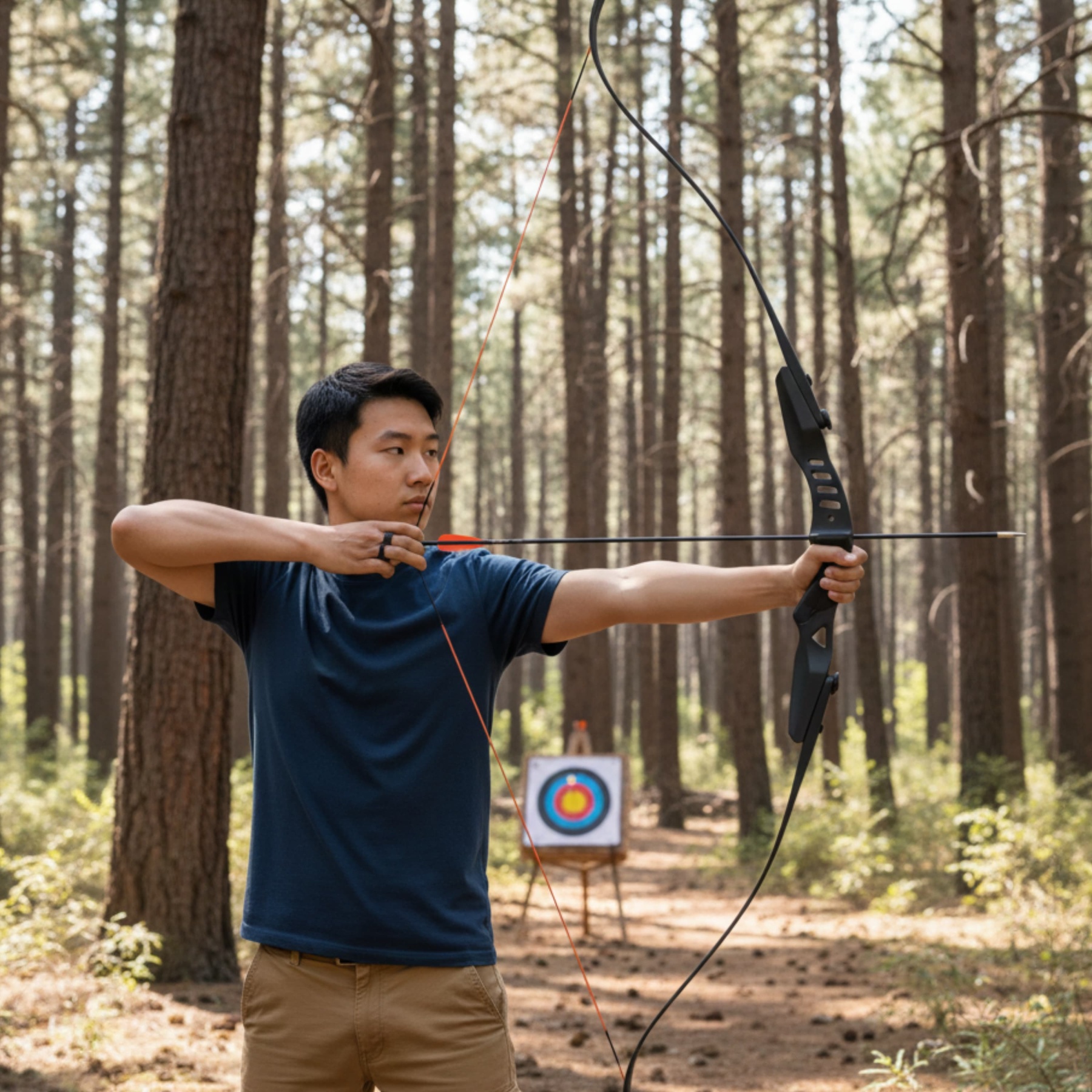 20lbs ILF Recurve Bow Kit Takedown Hunting Bow Archery Target