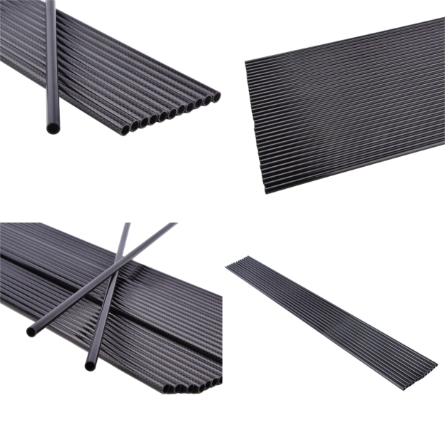 350 Spine 3K Pure Carbon Arrow Shafts ±.006" Straightness