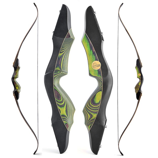 Takedown Recurve Bow Arrow Set 60" 25-60lb Archery Hunting