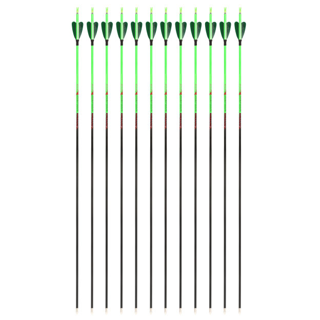 32" 24T Pure Carbon Arrow Spine 400-1000 ID4.2mm Feathers