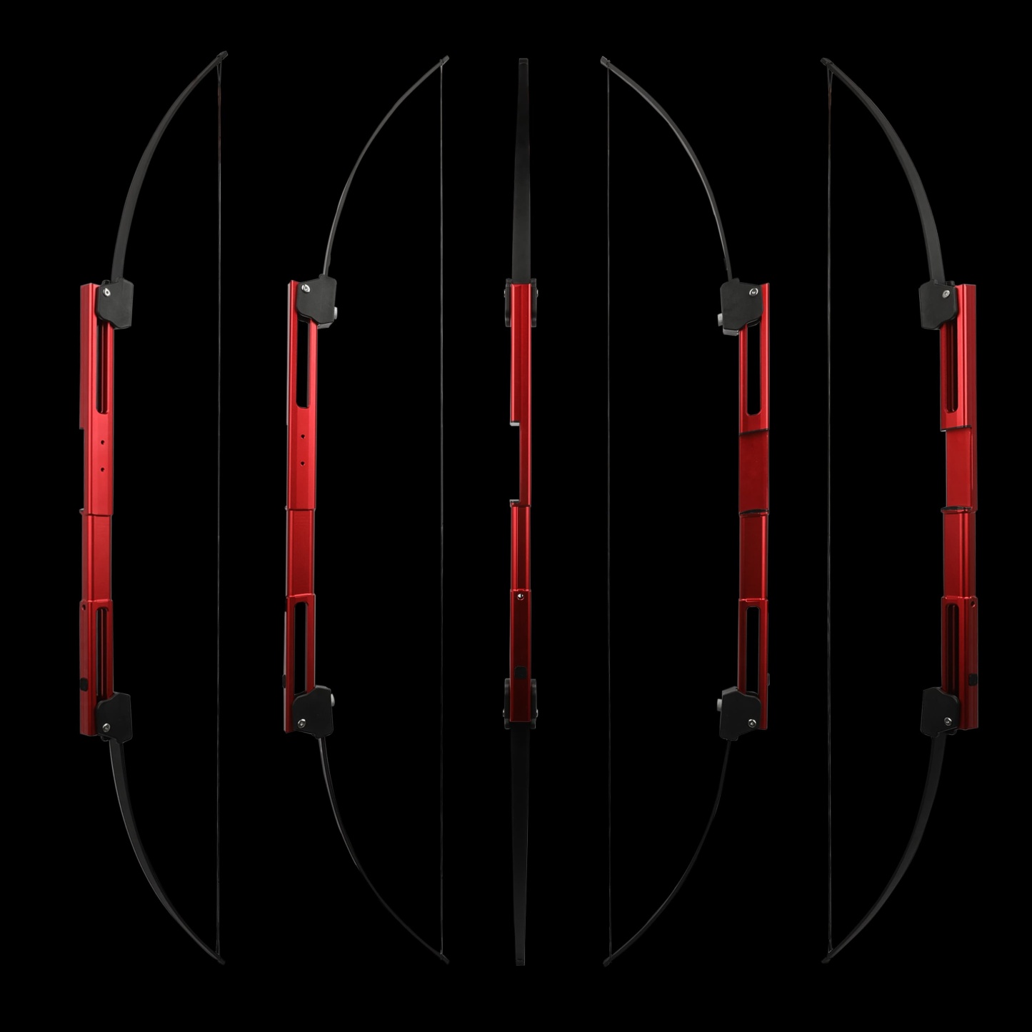 Portable 58" Folding Recurve Bow 35lbs for Outdoor Hunting