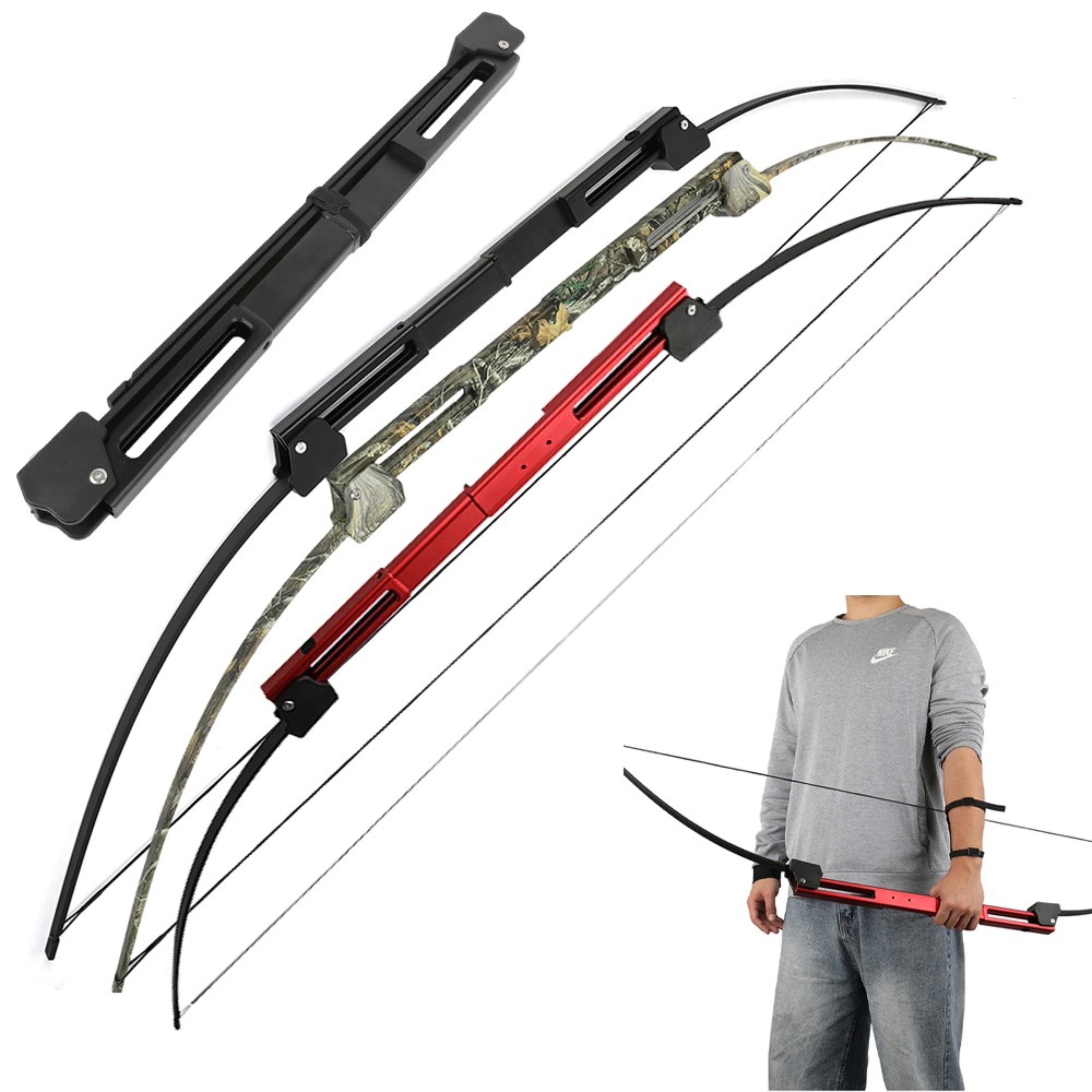 Portable 58" Folding Recurve Bow 35lbs for Outdoor Hunting