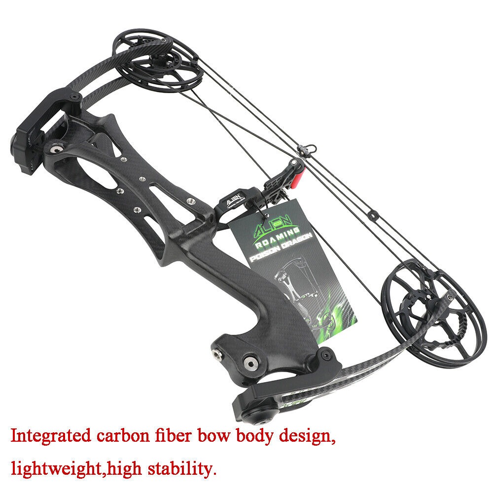ALIEN Carbon Compound Bow Steel Ball Arrows  Hunting Fishing RH LH