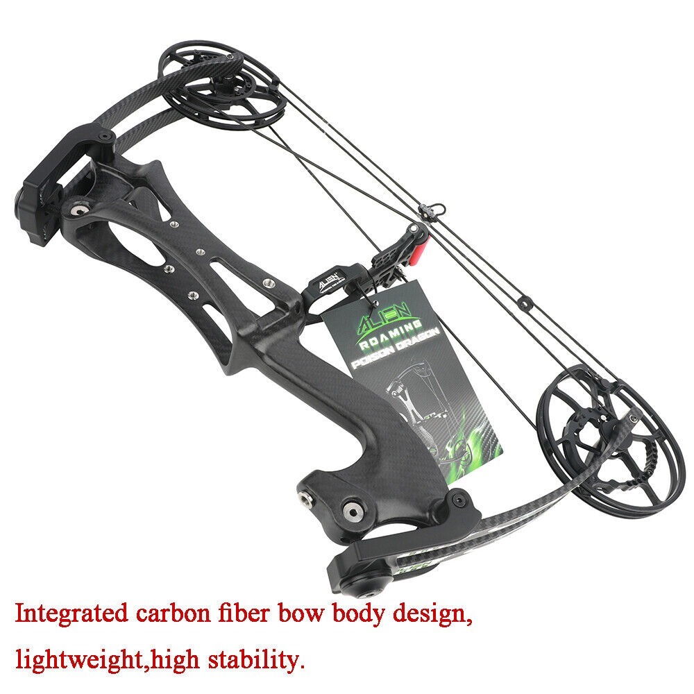 ALIEN Carbon Compound Bow Steel Ball Arrows  Hunting Fishing RH LH
