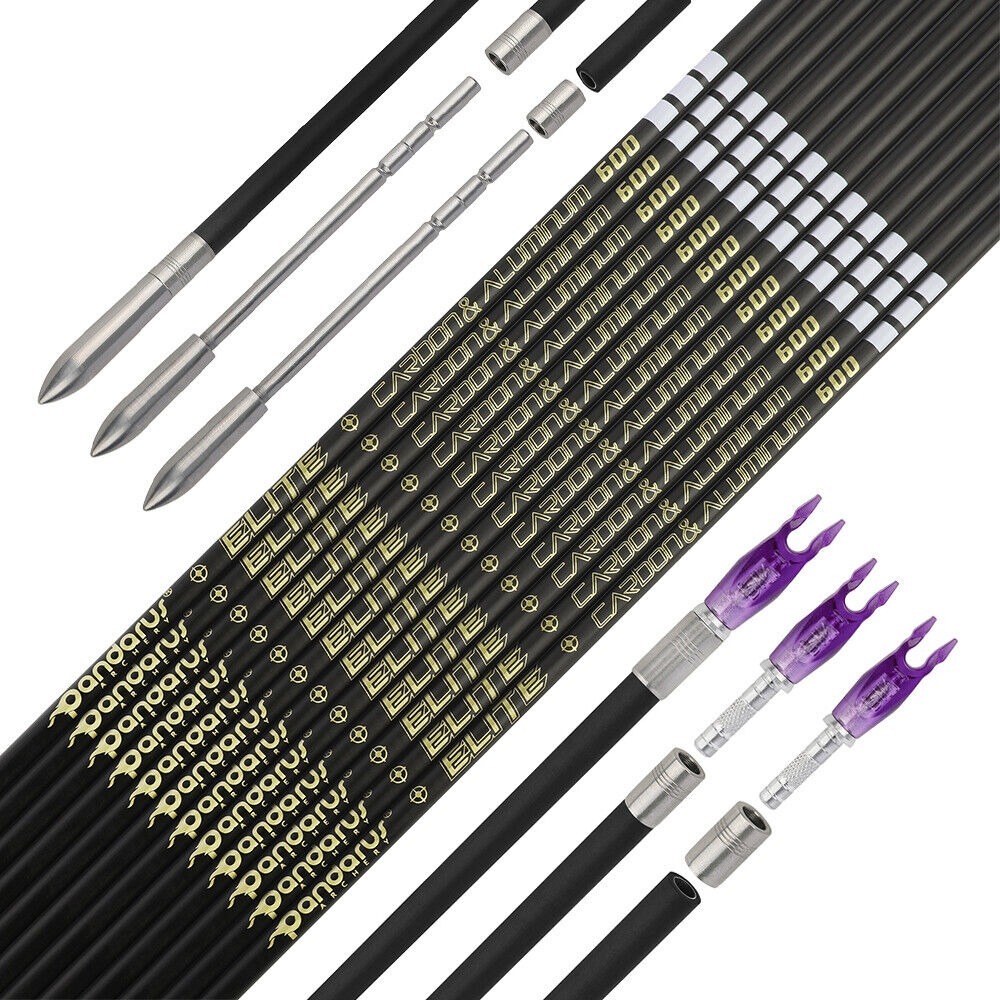 Pandarus ELITE X10 40T Carbon Aluminum Arrows .001" 3.2mm Target