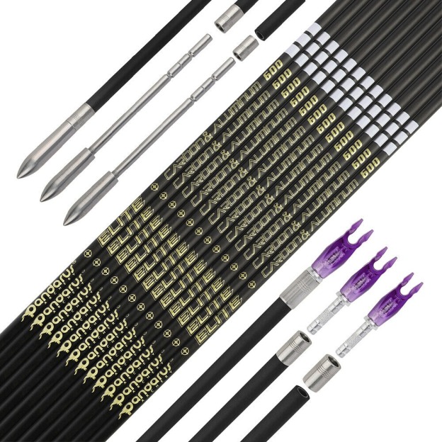 Pandarus ELITE X10 40T Carbon Aluminum Arrows .001" 3.2mm Target