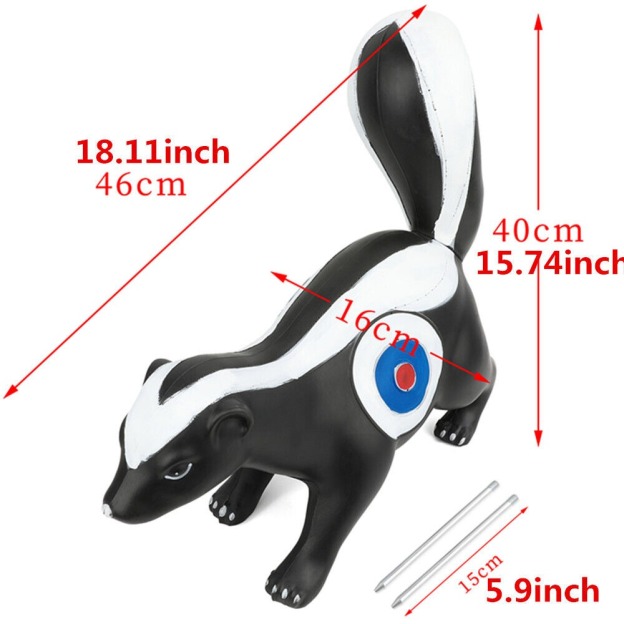 Archery 3D Targets Real Wild Skunk Hunting Self-Healing PU Foam