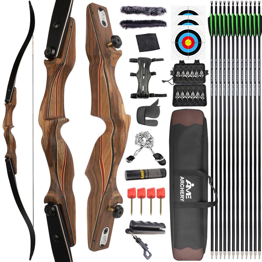 KAIMEI 710 ILF Recurve Bow American Hunting Bow 30-60lbs 60 inch