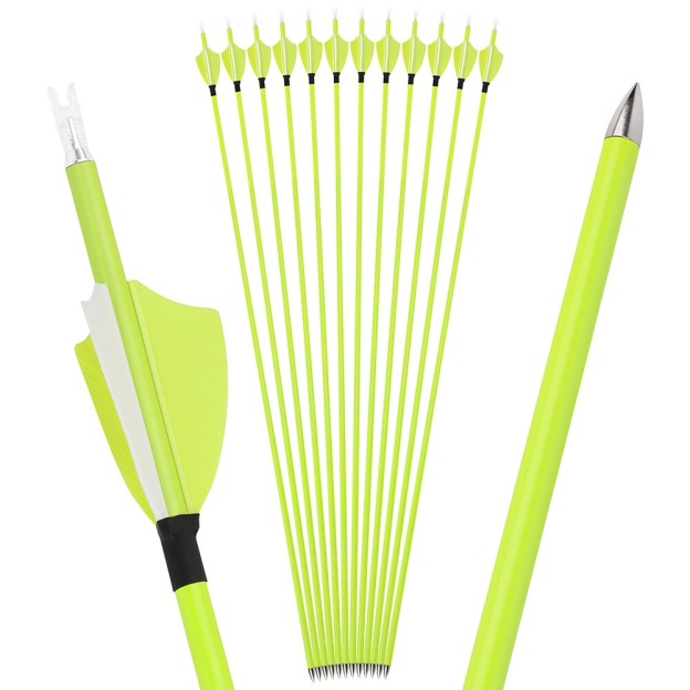 Carbon Arrows High-Visibility Target and Hunting SP1500 Feathers