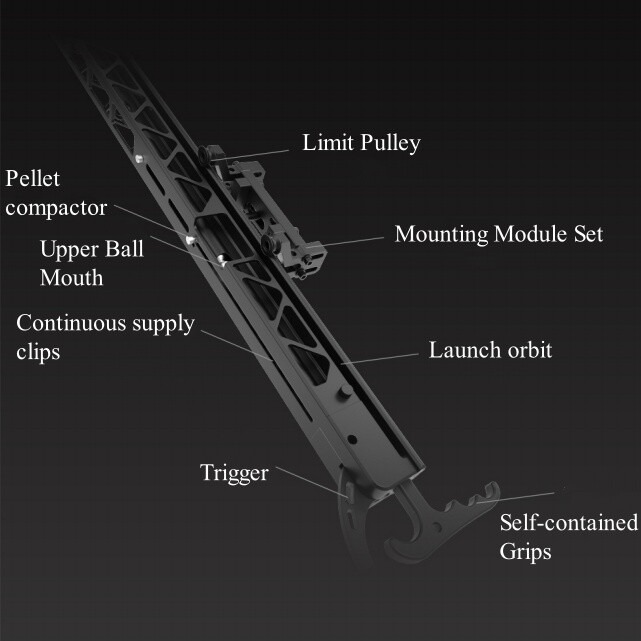 ROBIN KING Bow Launcher Steel Ball Shooter 10-Round Rapid Fire