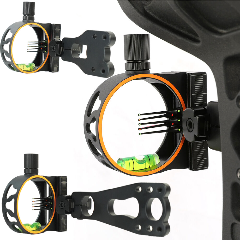 5-Pin Compound Bow Sight Entry-Level Hunting & Target Shooting